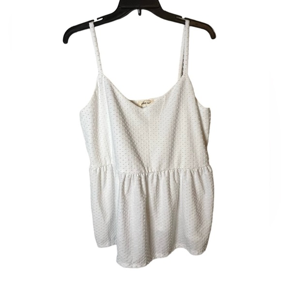 NWT Urban Rose Peplum Style 1X Tank Top - Picture 1 of 4